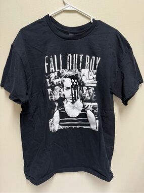 Fall Out Boy Men’s Rock T-Shirt Black Sz Large